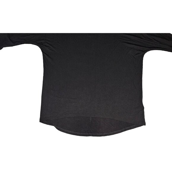 Cable & Gauge Long Sleeve Top Black & White Trim Size M/M/M (RN# NB1Q543) - Picture 5 of 10